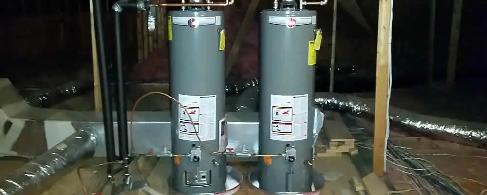 Tankless water heater installation for home hot water in Norton, MA
